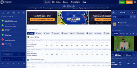 6 # Website for IPL bets - PureWin