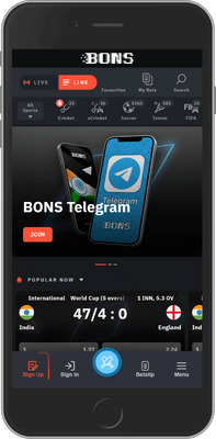 Bons betting page mobile